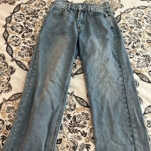 Classic Blue Denim Waist Adjustable Jeans